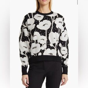 Ted Baker Pipha Cropped Jacquard Sweater - NWT